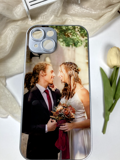 Bästa gåvan: Personligt telefonskal med dina foton, hög kvalitet.