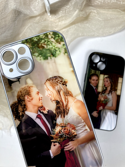 Bästa gåvan: Personligt telefonskal med dina foton, hög kvalitet.