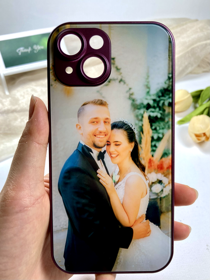 Bästa gåvan: Personligt telefonskal med dina foton, hög kvalitet.