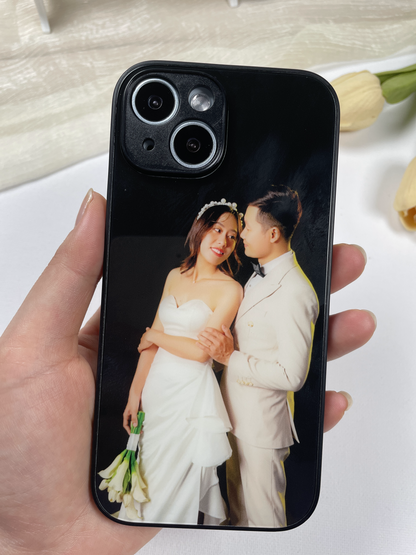 Bästa gåvan: Personligt telefonskal med dina foton, hög kvalitet.