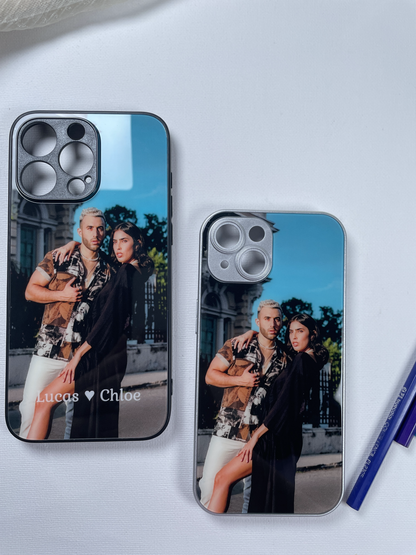 Bästa gåvan: Personligt telefonskal med dina foton, hög kvalitet.