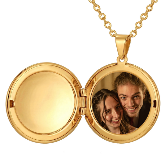 Forever in My Heart - Personalized Picture Locket Necklace
